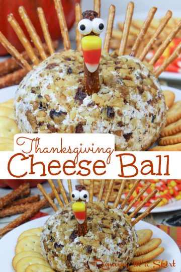 Turkey Cheese Ball for Thanksgiving « Running in a Skirt