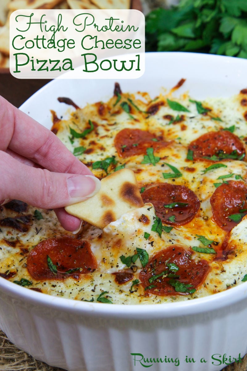 Cottage Cheese Pizza Bowl « Running in a Skirt