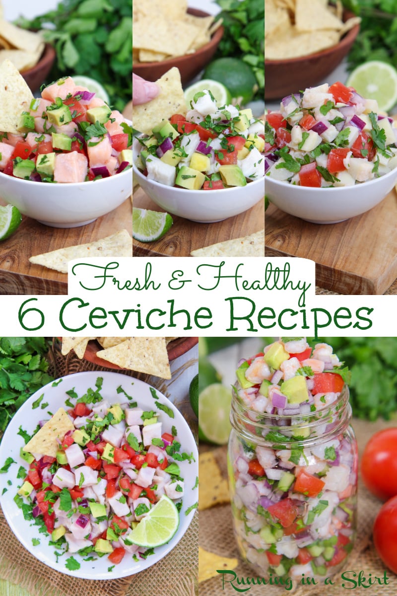 6 Fresh & Healthy Ceviche Recipes via @juliewunder