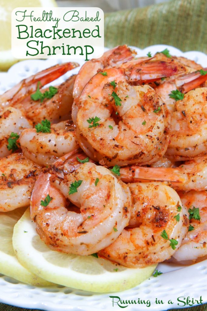 Blackened Shrimp recipe Baked Pinterest Pin