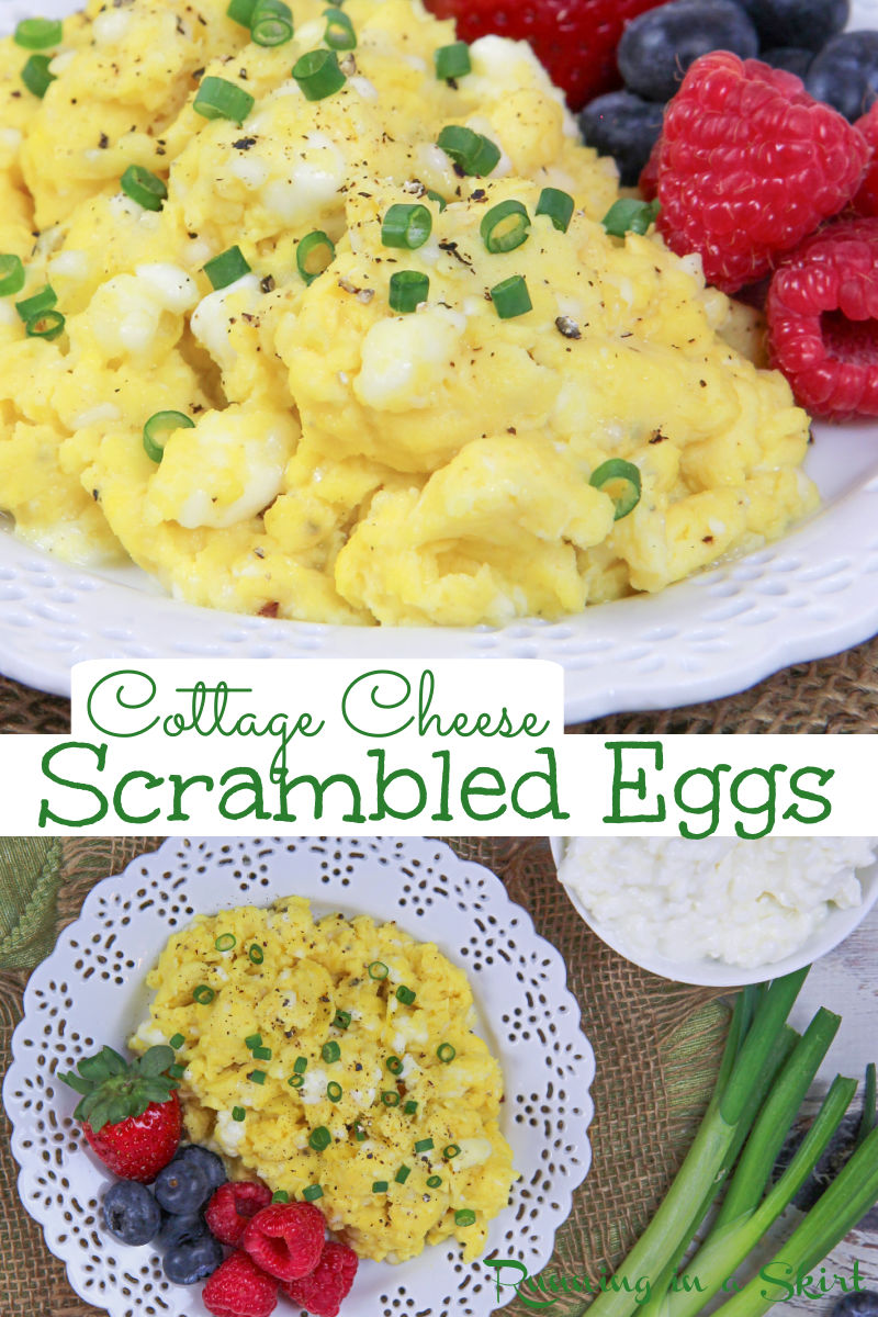 Cottage Cheese Eggs via @juliewunder