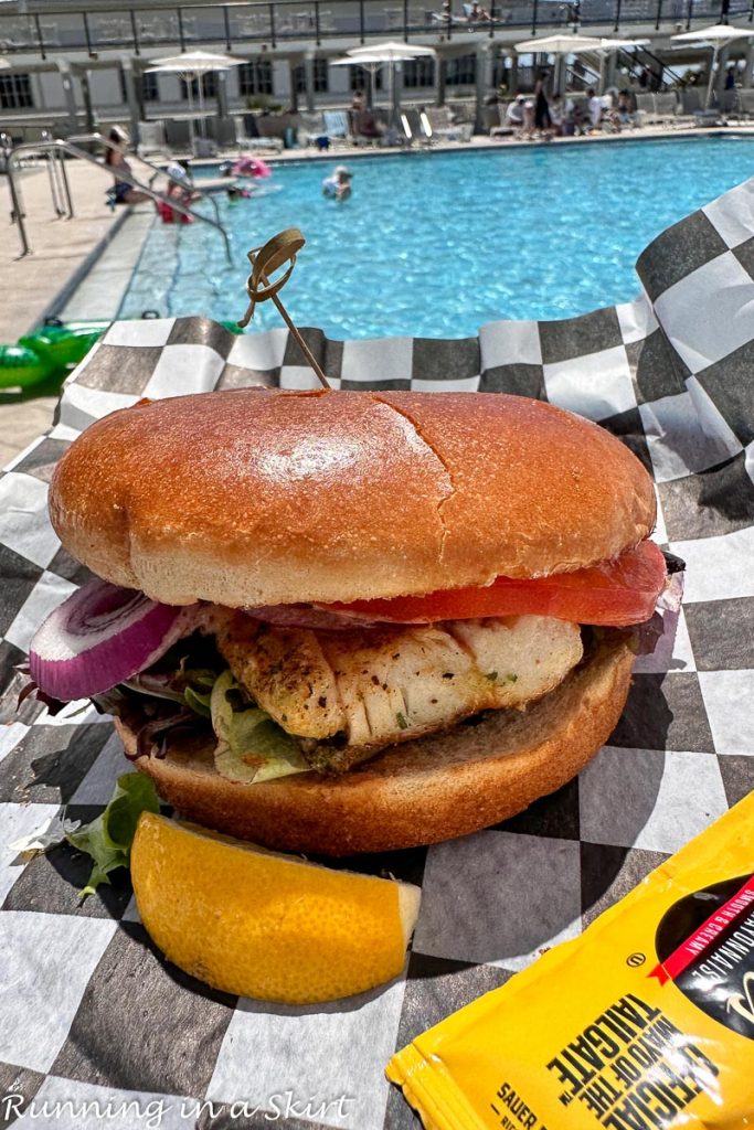 Watercolor Beach Club Sandwich