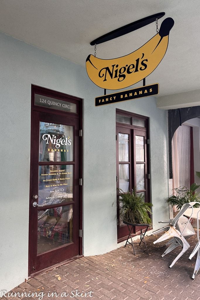 Watercolor Florida restaurants in Seaside Nigel's Bananas