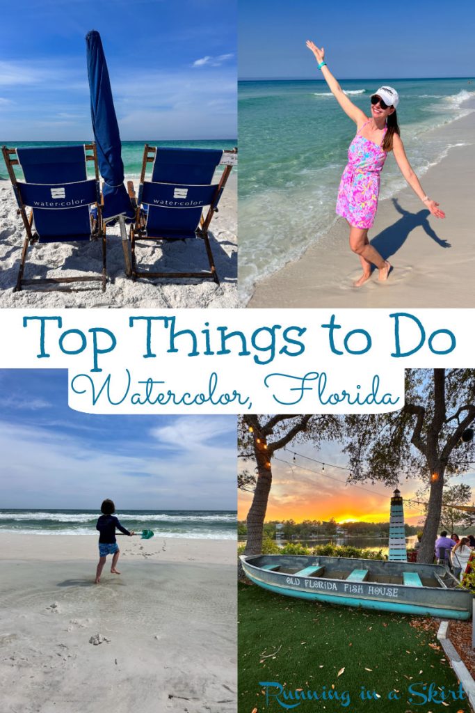 Watercolor Florida Things to Do Pinterest Collage