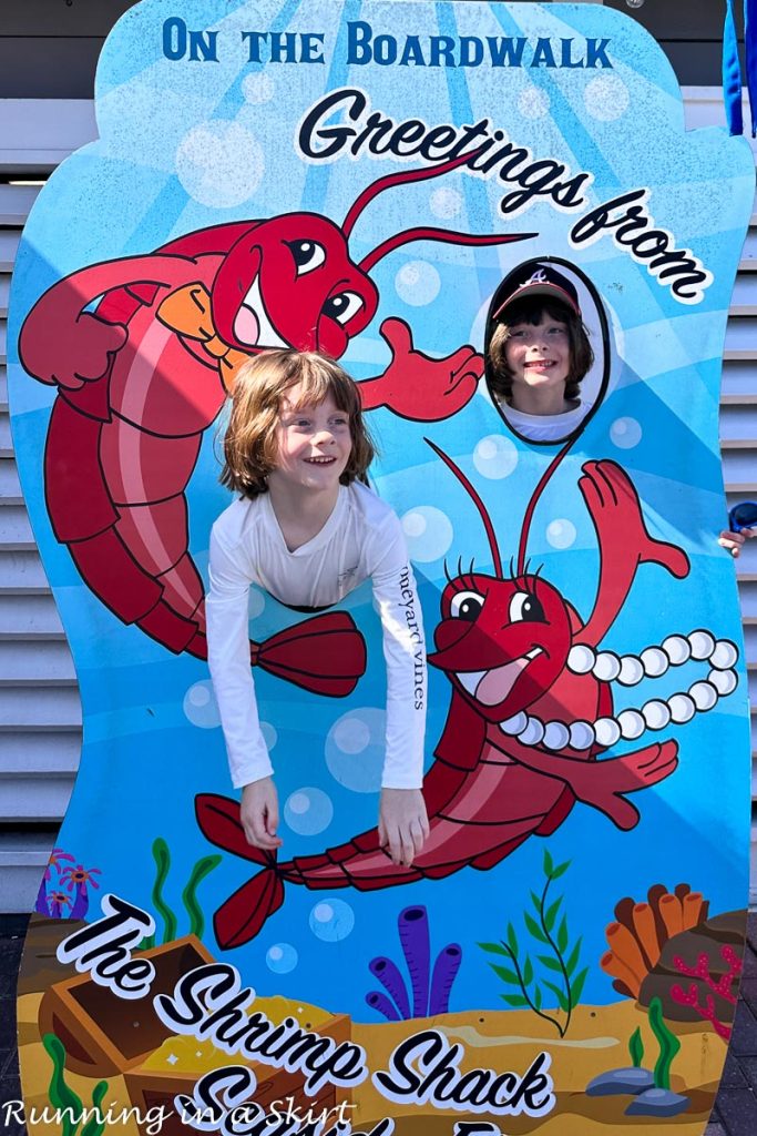 Seaside Florida Boardwalk sign