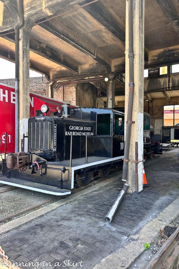 Trains at the Georgia State Railroad Museum