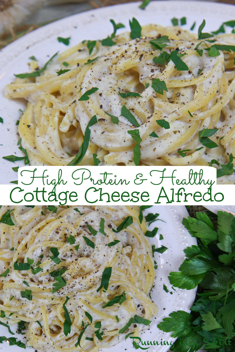 Cottage Cheese Alfredo via @juliewunder