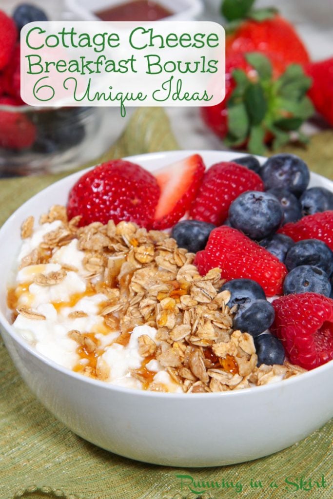 Cottage Cheese Breakfast Bowls Pinterest Pin