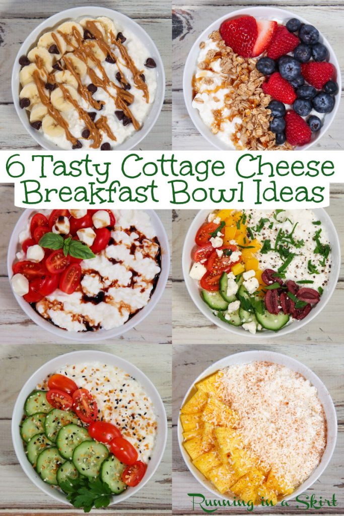 Cottage Cheese Breakfast Bowls Collage