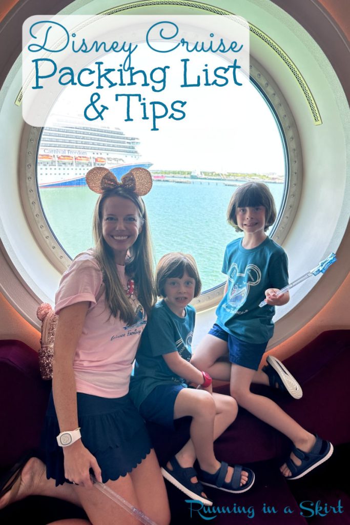 Disney Cruise Packing List pinterest pin