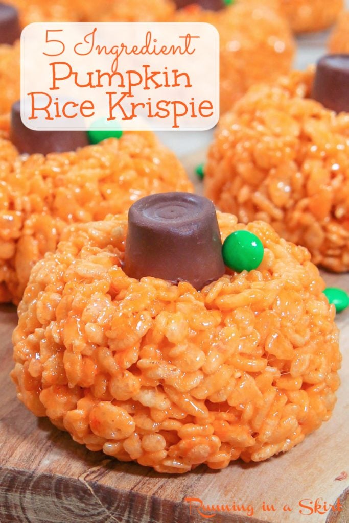 Pumpkin Rice Krispie Treat Pinterest Pin