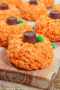 Pumpkin Rice Krispie Treat