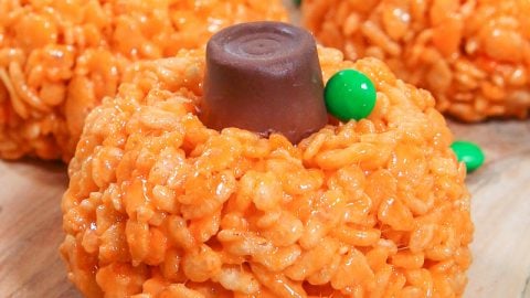 Pumpkin Rice Krispie Treat