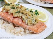 Crab Stuffed Salmon