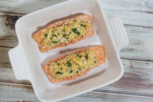 Crab Stuffed Salmon process photo