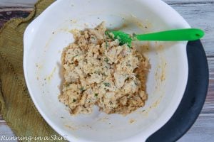 Crab Stuffed Salmon process photo