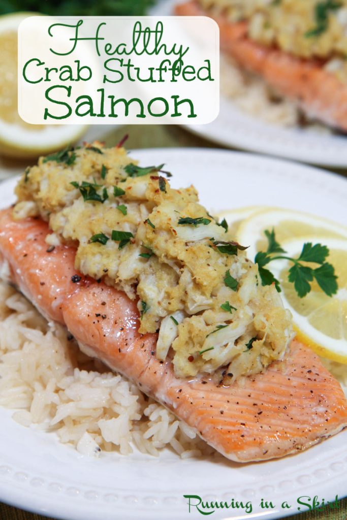 Crab Stuffed Salmon Pinterest Pin