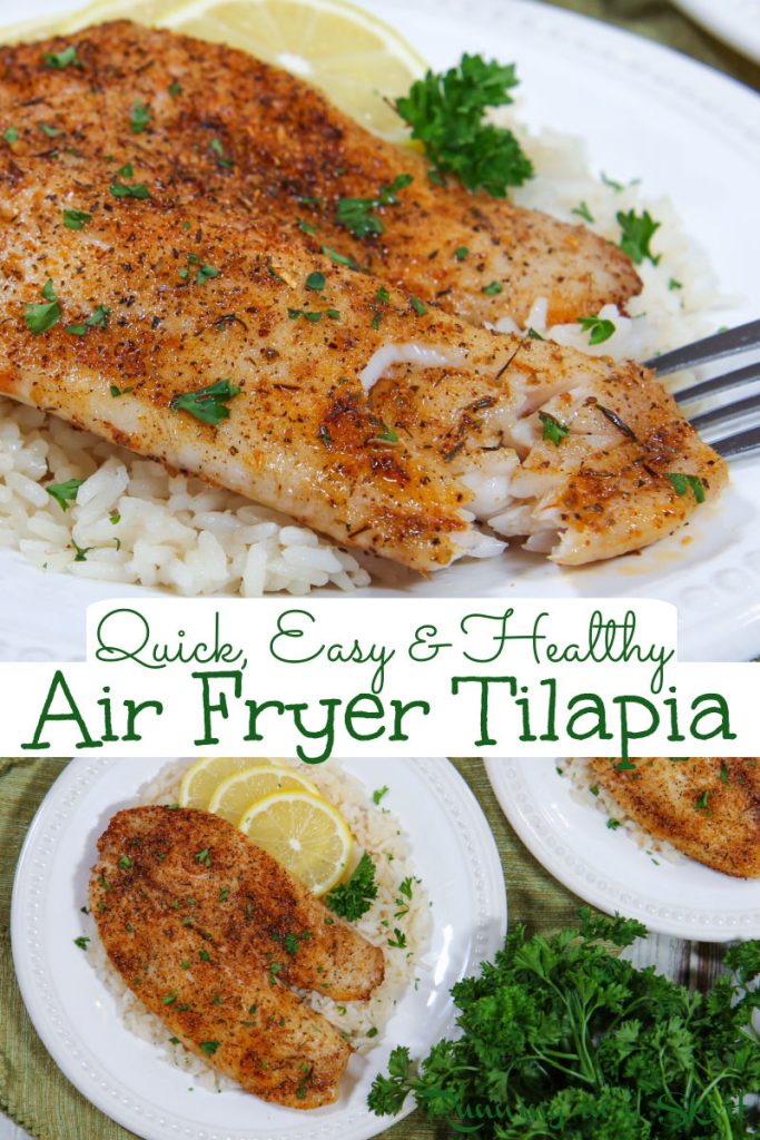 Air Fryer Tilapia Pinterest Pin