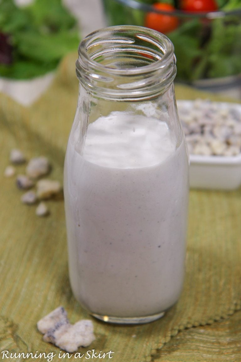 Healthy Blue Cheese Dressing Recipe - No Mayo! « Running in a Skirt