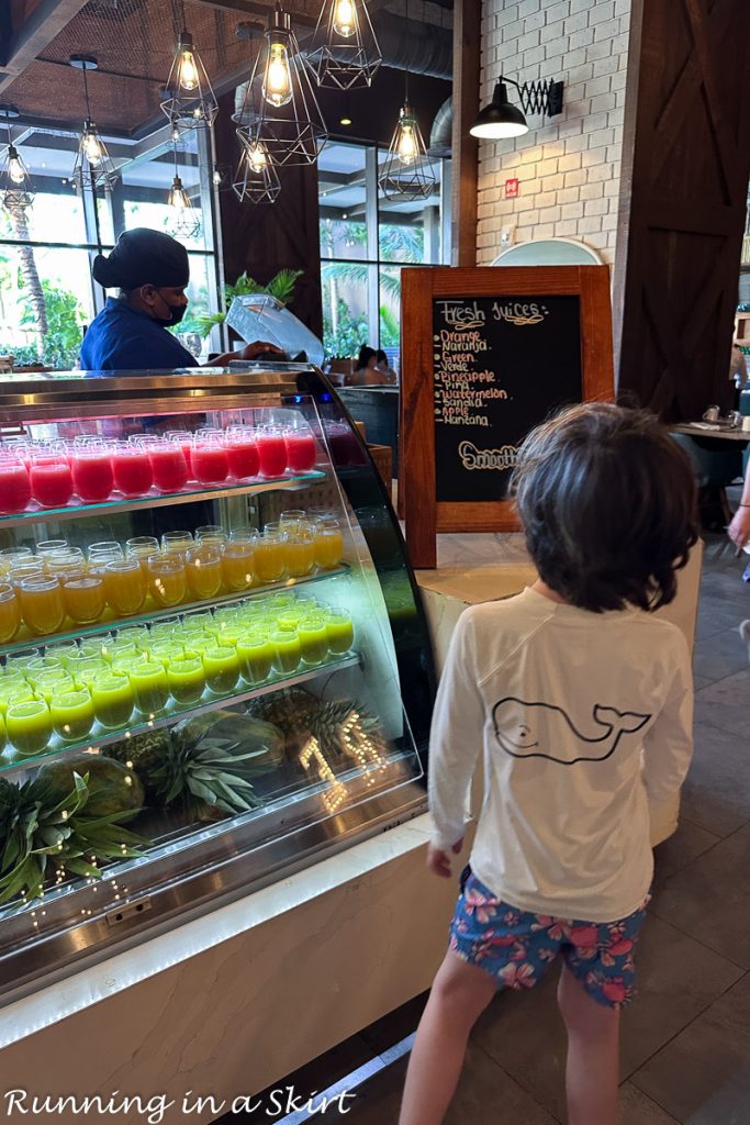 Hyatt Ziva Cap Cana Reviews smoothie bar