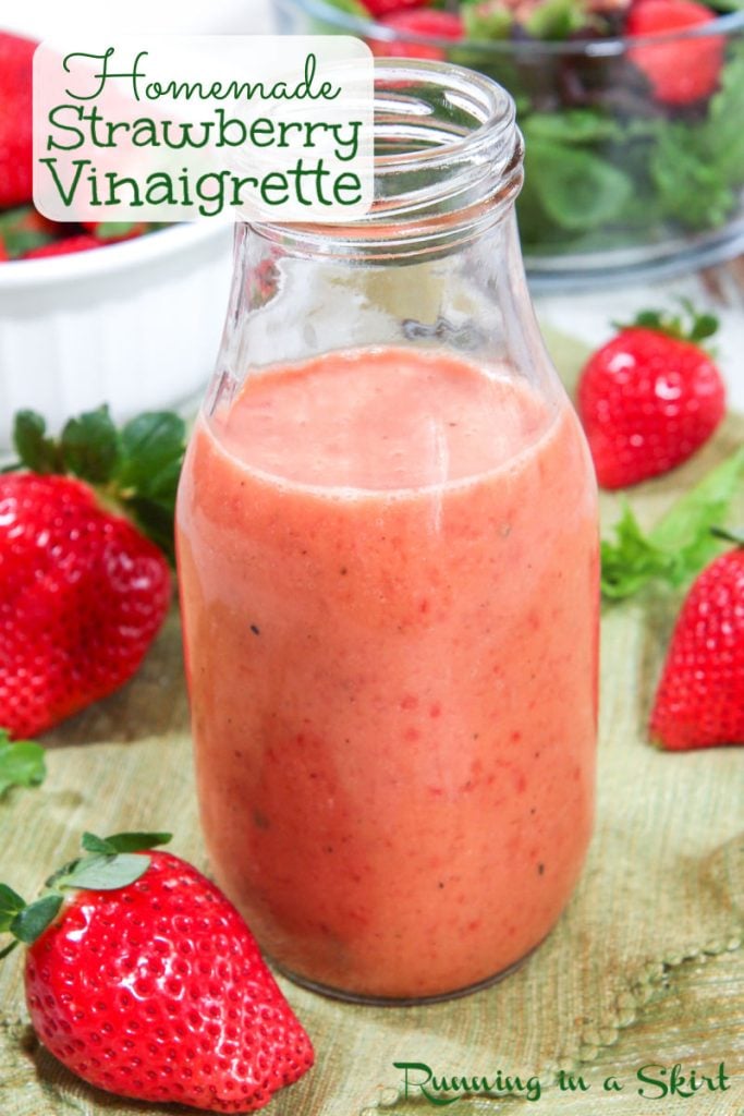 Strawberry Vinaigrette Dressing Pinterest Pin