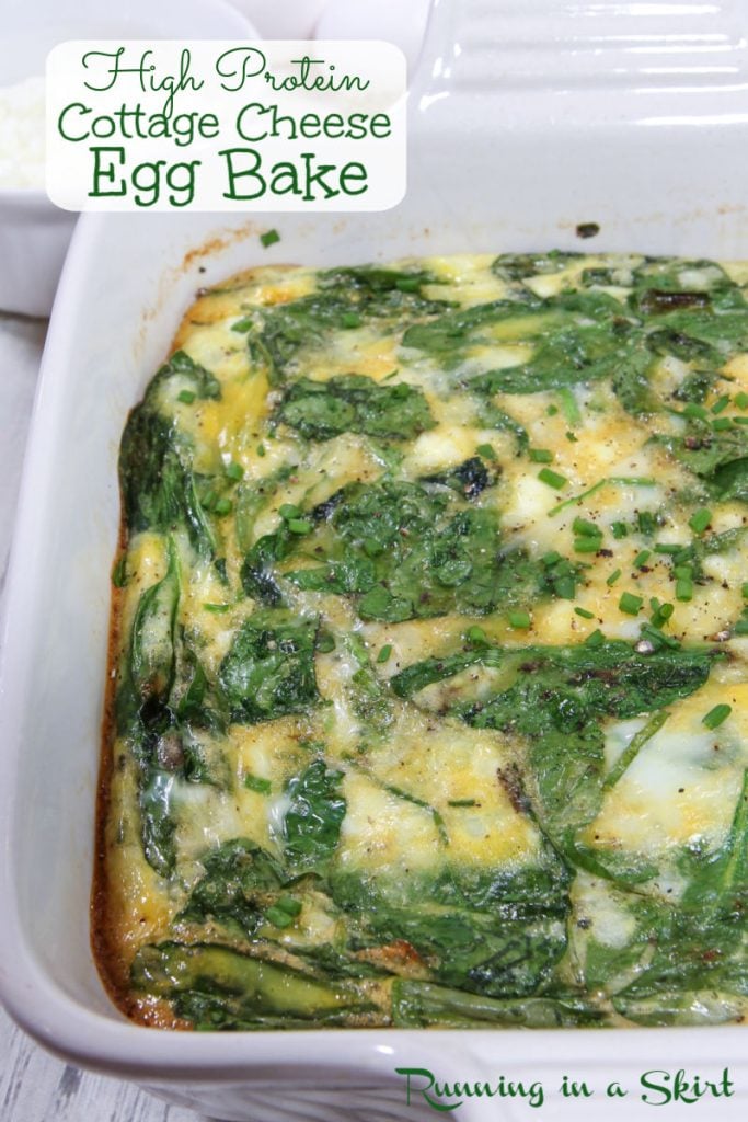 Cottage Cheese Egg Bake Pinterest Pin