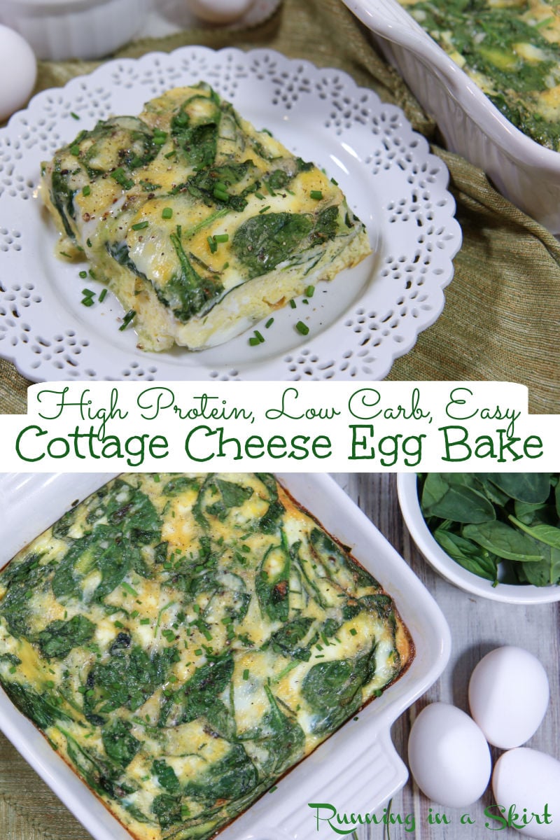 Cottage Cheese Egg Bake via @juliewunder